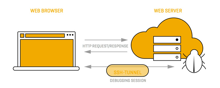 Debugging via SSH-tunnel